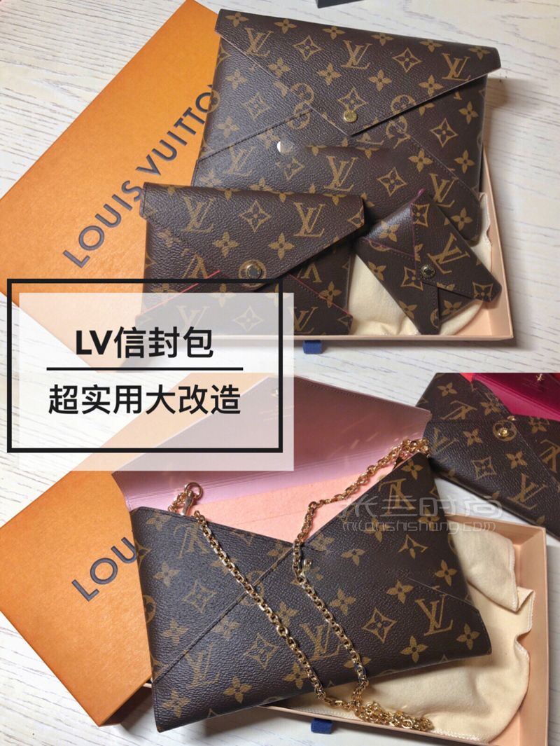 LV信封包絕對(duì)是學(xué)生黨入門級(jí)奢侈品包包首選款！ 最近入的lv三合一信封包