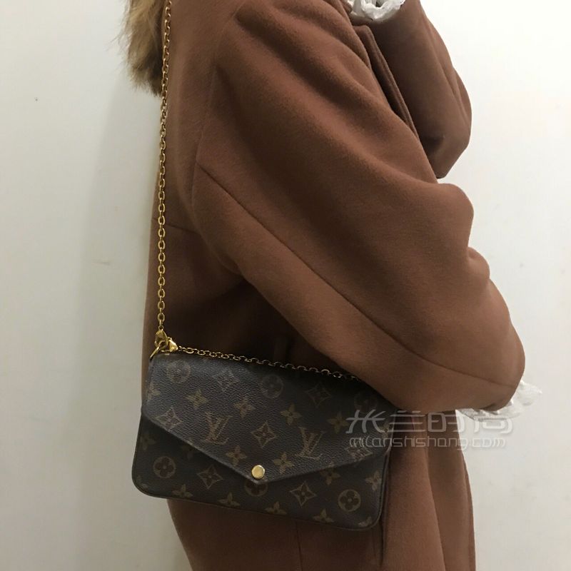 LV 老花三合一鏈條包 解鎖種背法 附上身圖_時(shí)尚 (9)