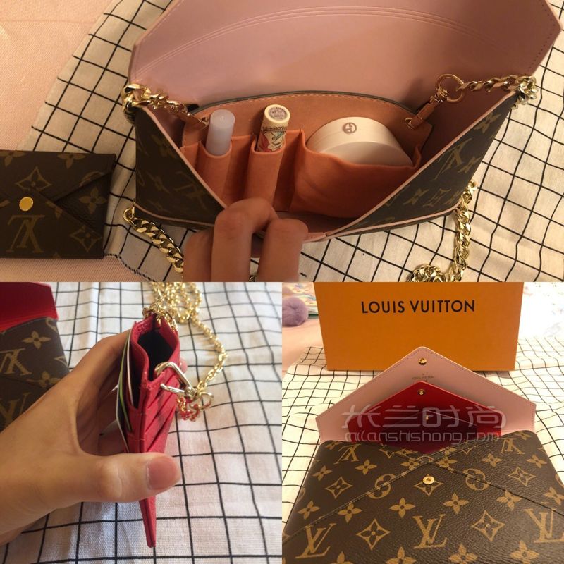 LV三合一信封包超實用手拿包分享，18年新款一包在手百包我也有！ (6)