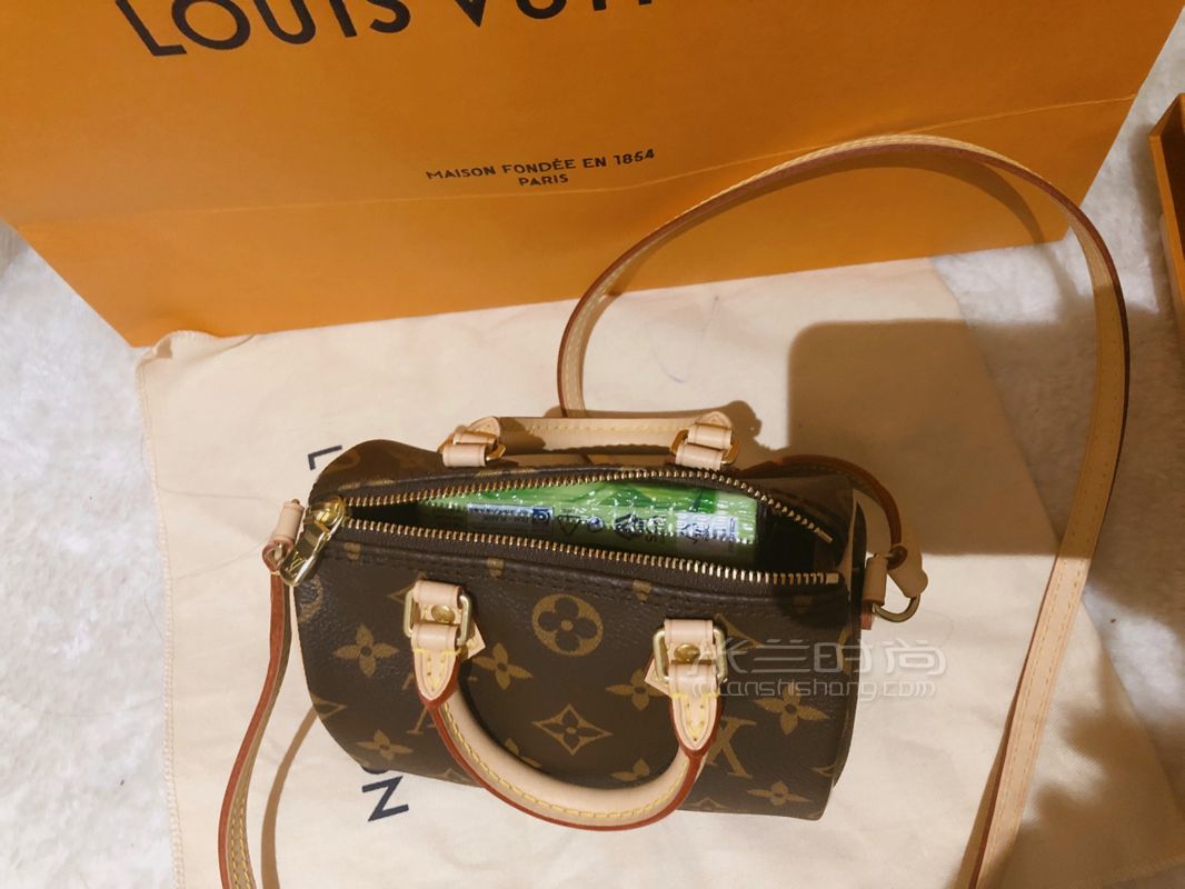 六千多購入的LV迷你枕頭包Nano Speedy，小包包持續(xù)刷新了半個世紀最火的包包記錄 (2)