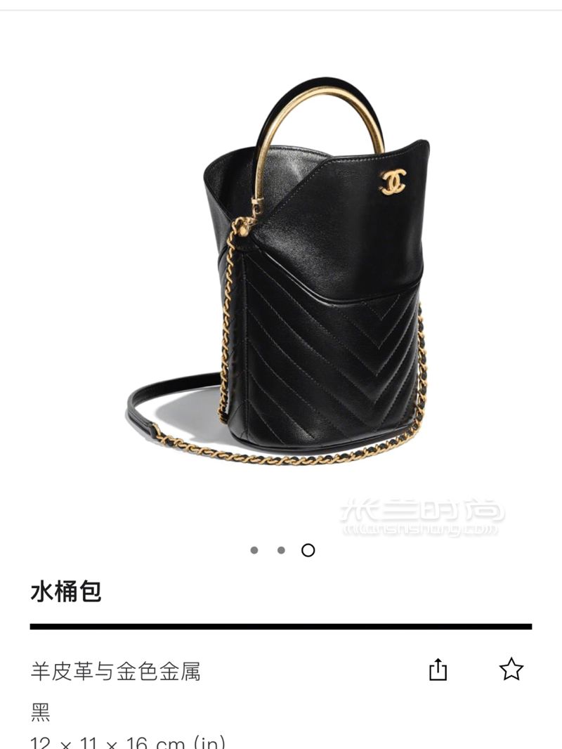 我的第一只奢侈品包包 香奈兒 成都ifs 水桶包 羊皮 水桶包_單肩包 (6)