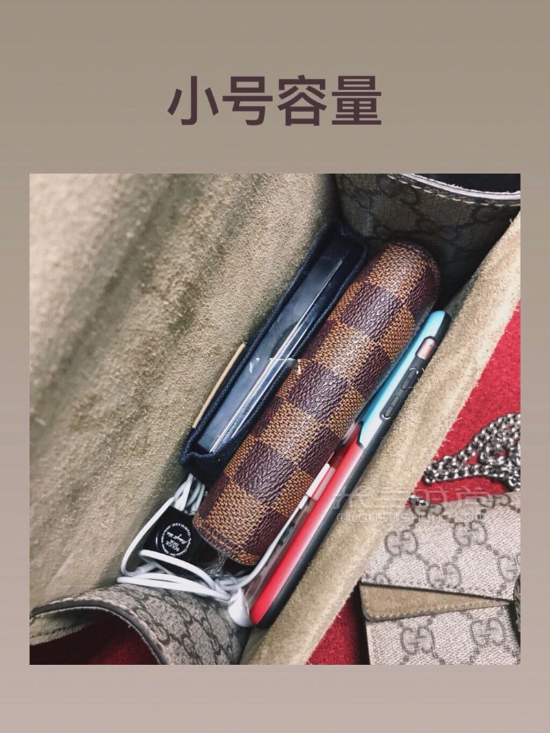 Gucci酒神小號(hào)（mini） supermini 對(duì)比 (2)