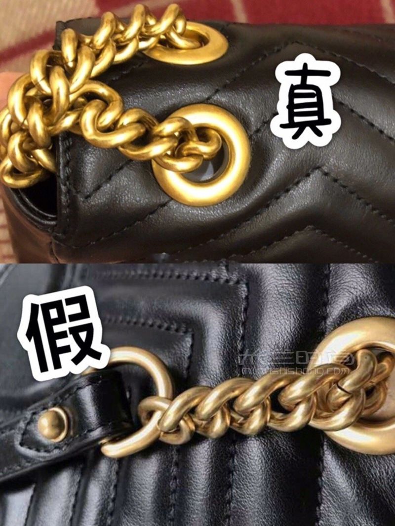 古馳Gucci Marmont鏈條包 鑒定篇 教你十秒辨真假 (2)