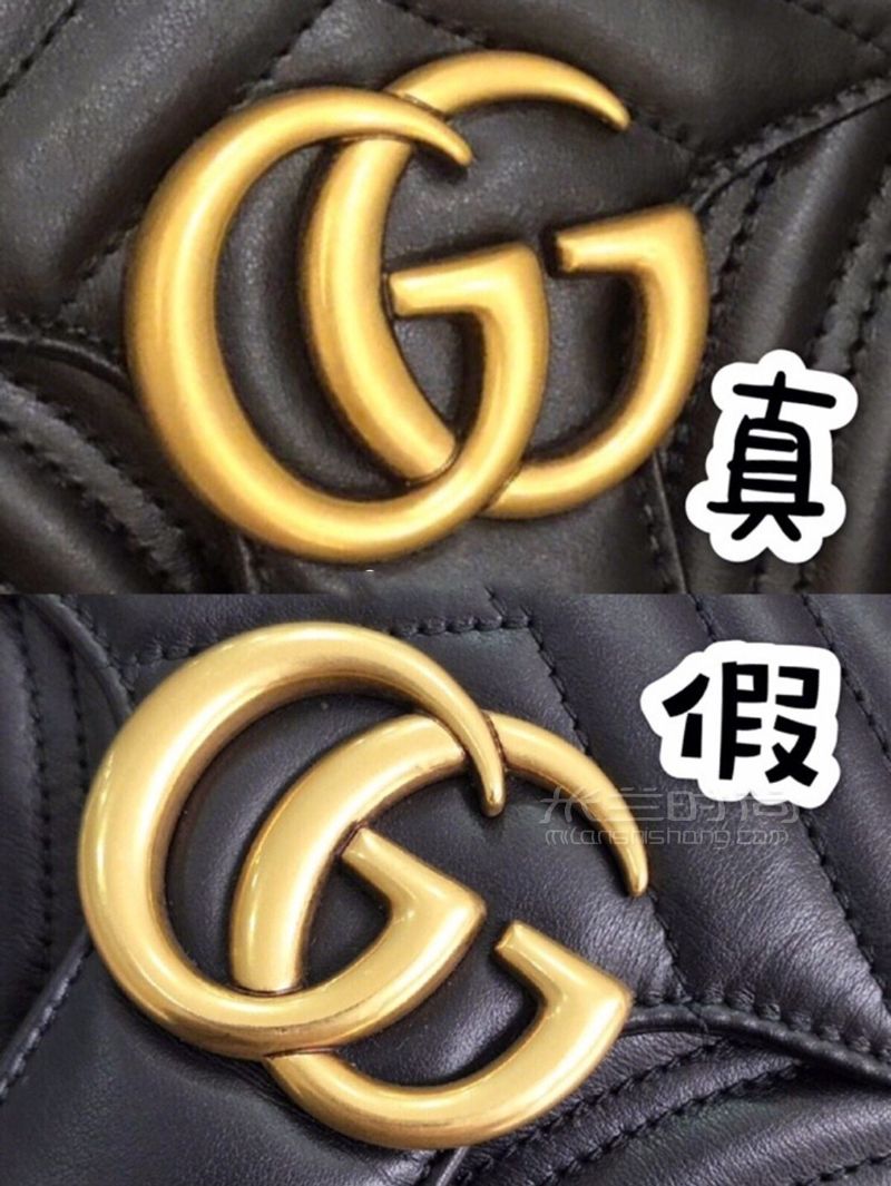 古馳Gucci Marmont鏈條包 鑒定篇 教你十秒辨真假 (1)