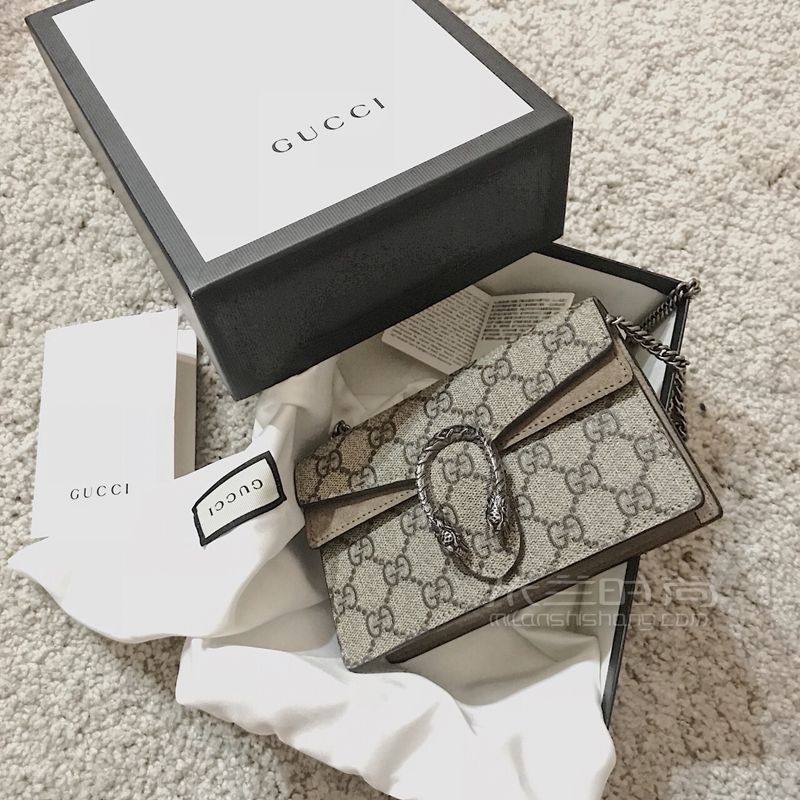 GUCCI Dionysus酒神包 mini size 附上身圖 (1)