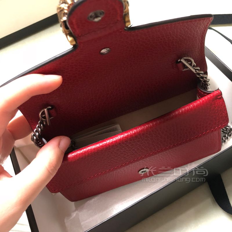 古馳 GUCCI 女士酒神單肩包鏈條包斜挎包 分享一只貧民窟女孩的買包經(jīng)歷 (4)