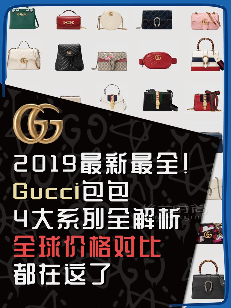 2019.5月最新Gucci比價古馳新款、經(jīng)典款包包8國官網(wǎng)全球比價！ (1)