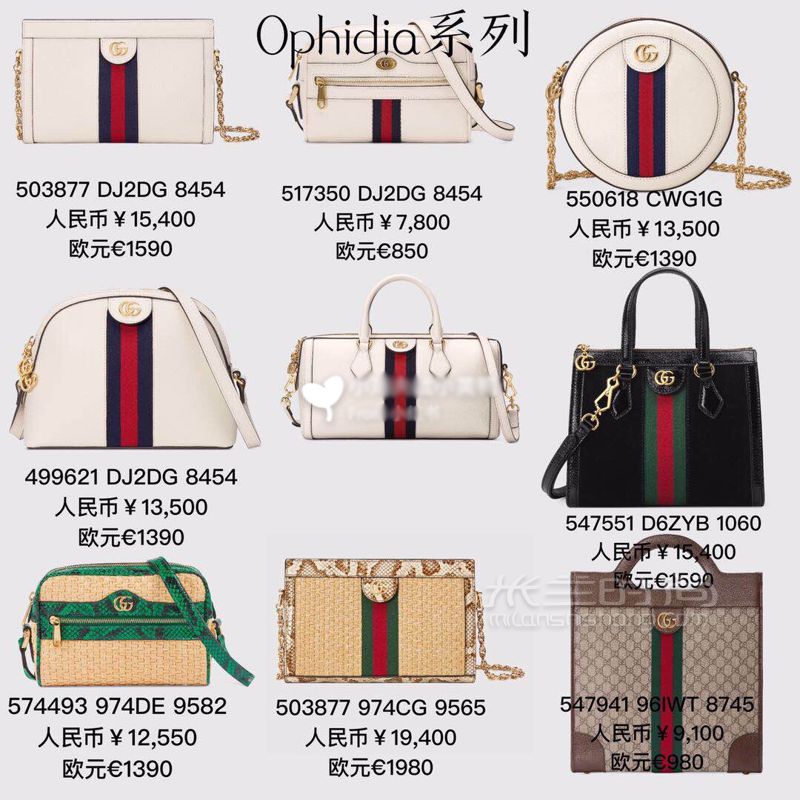 Gucc七大系列經(jīng)典包（附國內(nèi)／意大利價(jià)格） Gucci源于意大利的時(shí)裝奢飾品牌 (4)