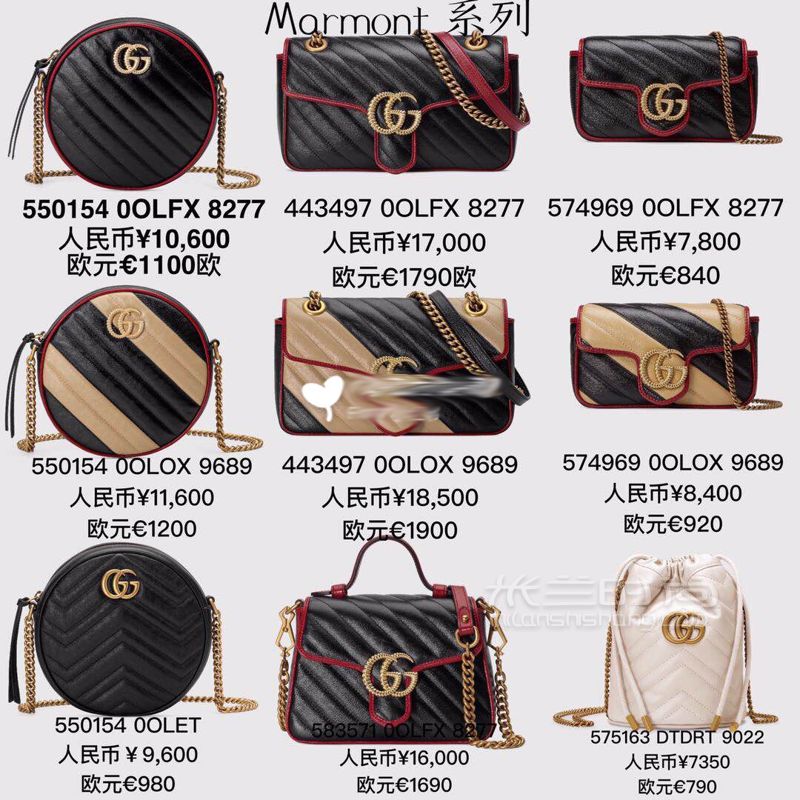 Gucc七大系列經(jīng)典包（附國內(nèi)／意大利價(jià)格） Gucci源于意大利的時(shí)裝奢飾品牌 (1)