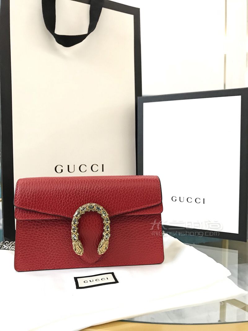 gucci酒神包 super mini 開箱 (1)