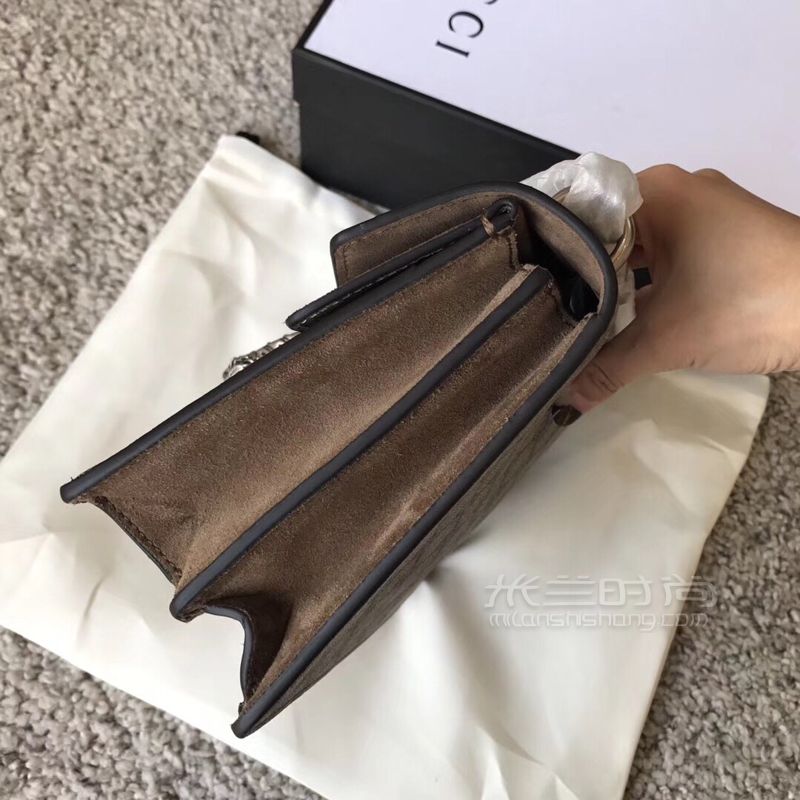 GUCCI古奇Dionysus酒神拼色女士鏈條包單肩斜挎女包 (6)