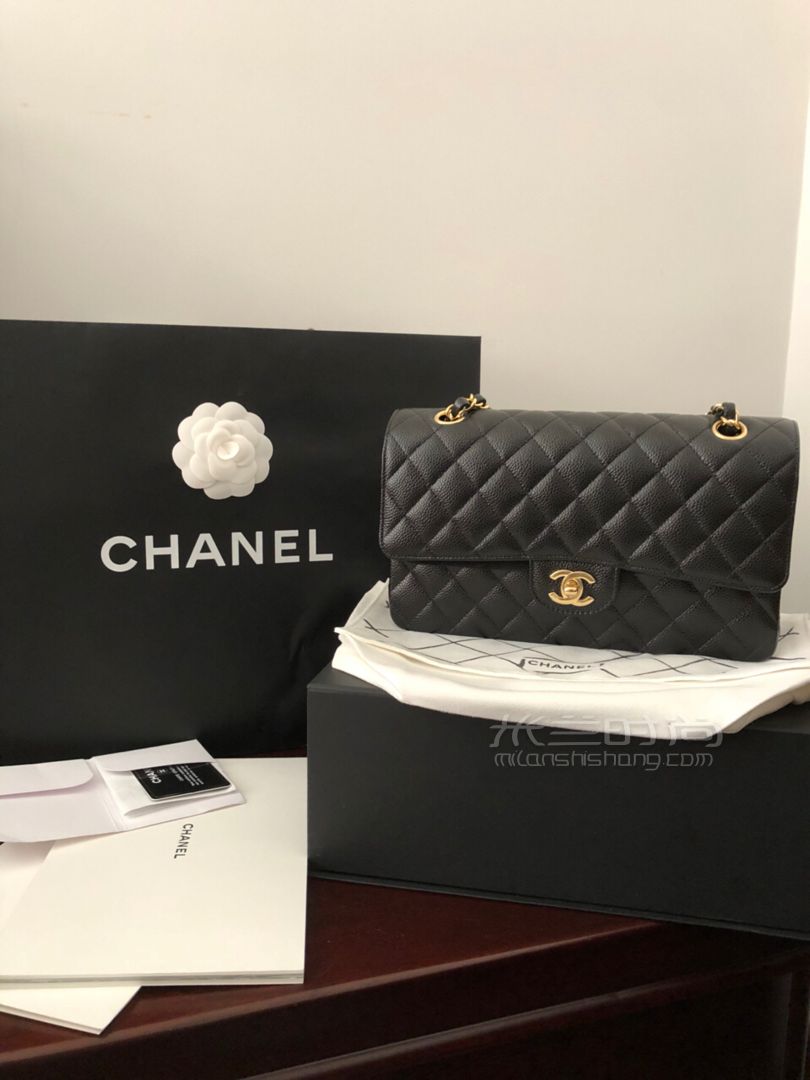 實現(xiàn)夢想的第一步先來只香奈兒包！Chanel cf黑金 (1)