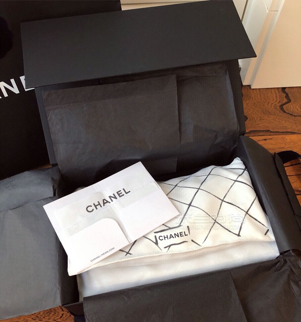 Chanel cf 中號(hào) 牛皮荔枝紋 2018新年第一包 (4)