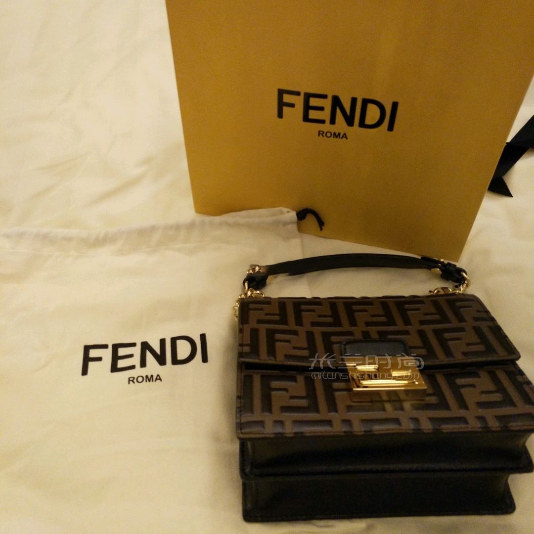 65_Fendi19年秋冬新款 kan u 老花包_箱包_時(shí)尚 (5)