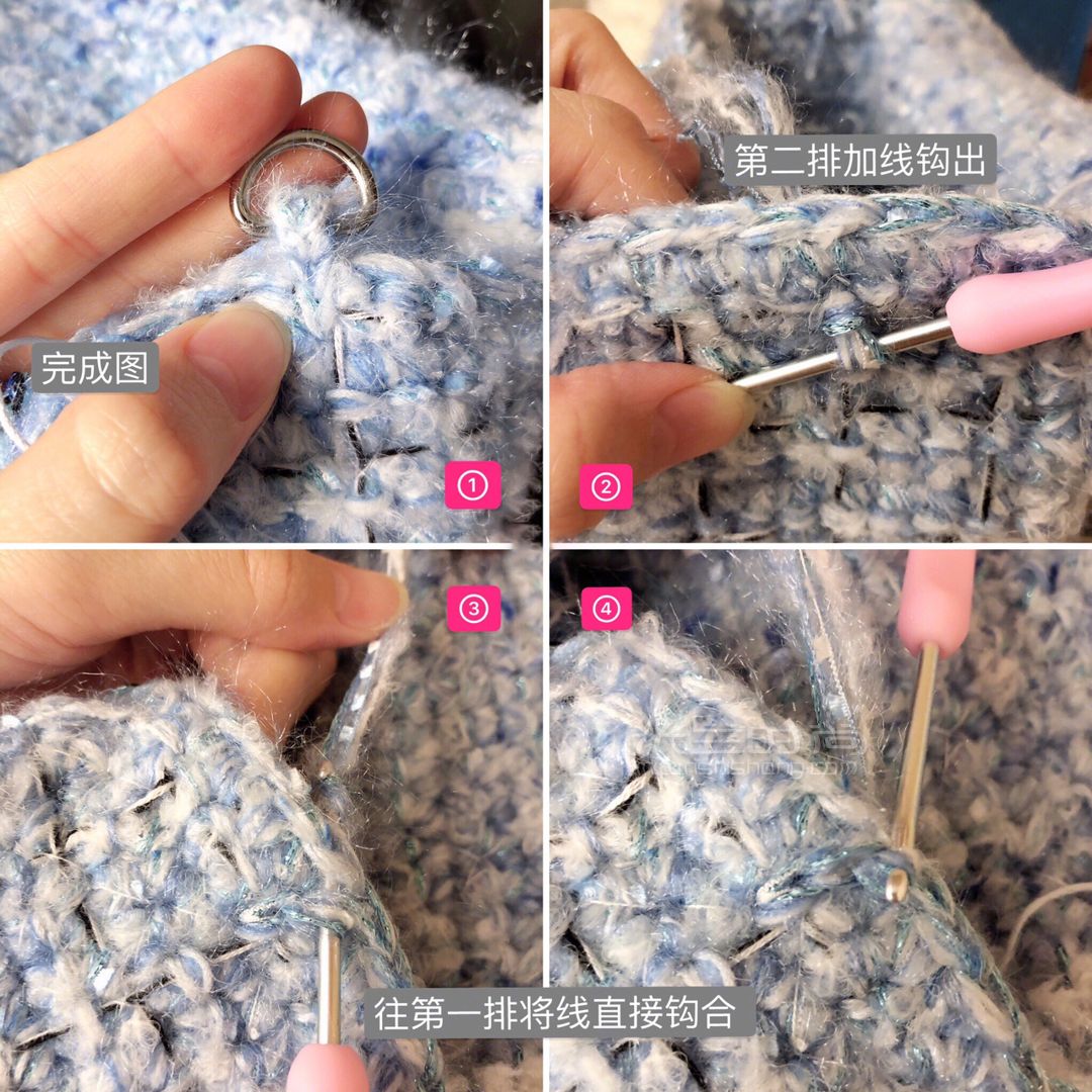 diy手工制作 泫雅小香風(fēng)編織包包 (4)