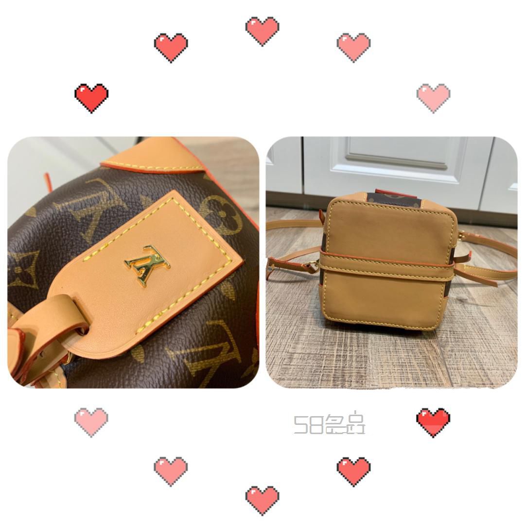 LV路易威登迷你水桶包,lv 街拍棋盤格包_7