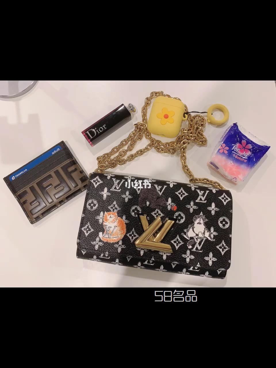 Lv twist 小號(hào)鏈條包,藤原浩lv公文包_1