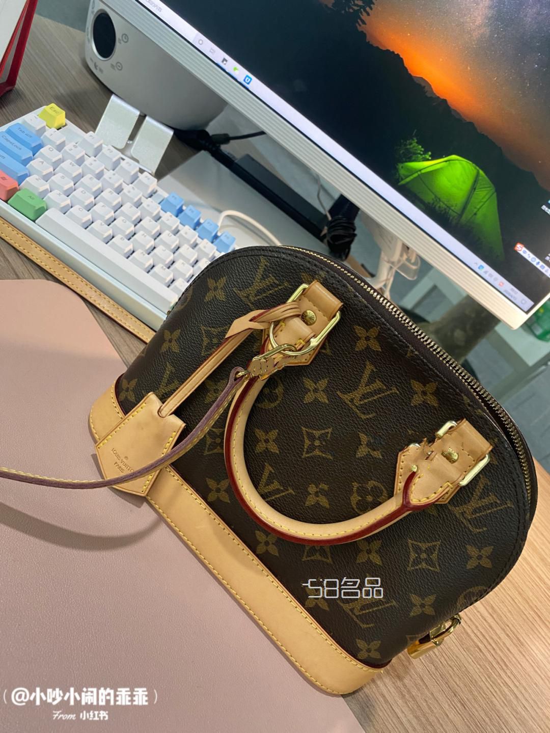 每日開工包LV經(jīng)典老花貝殼包,lv包包批發(fā)商_1