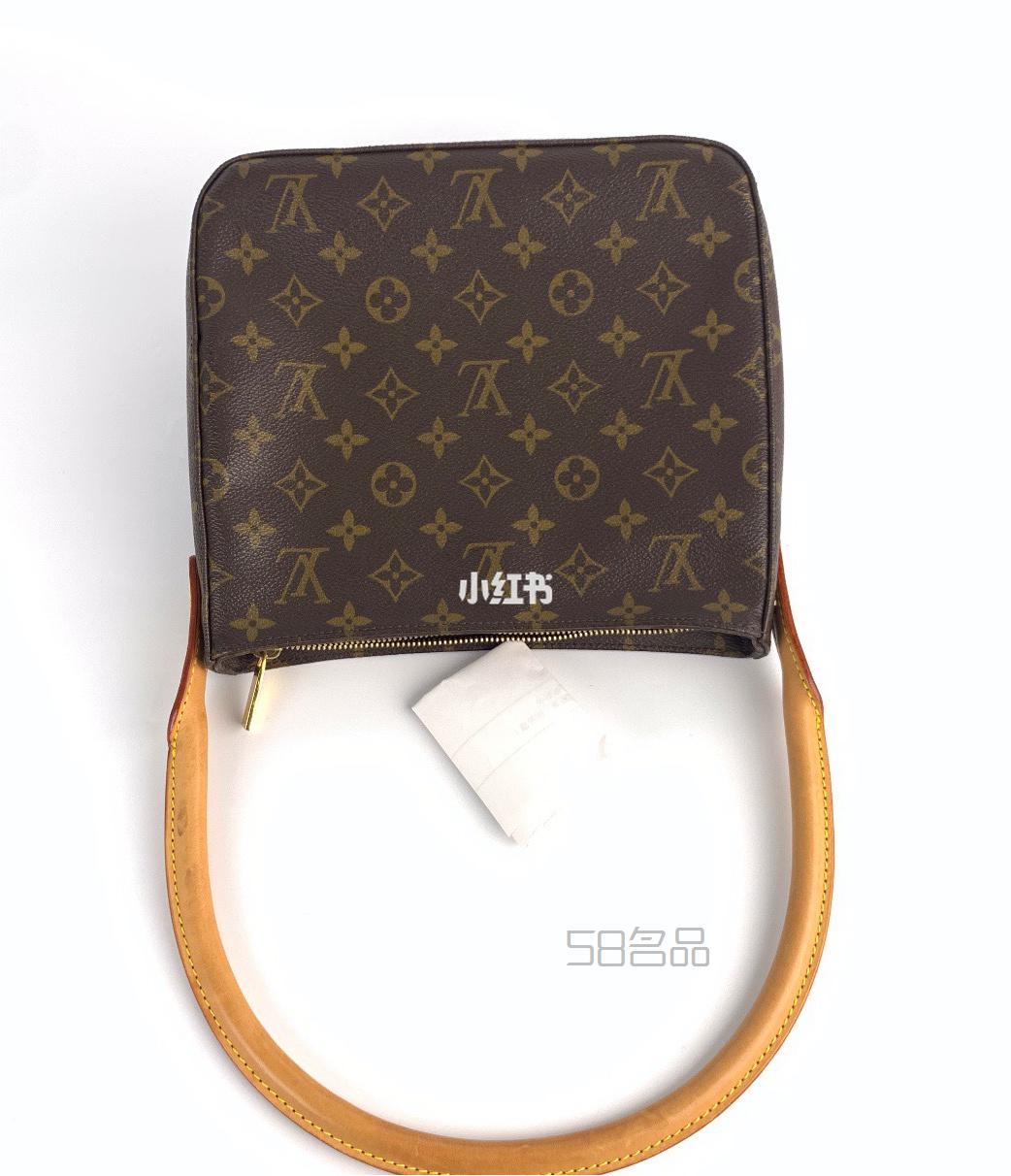 99新 Lv 路易威登 looping中號(hào) 中古老花包,lv手鏈辨認(rèn)真假_18