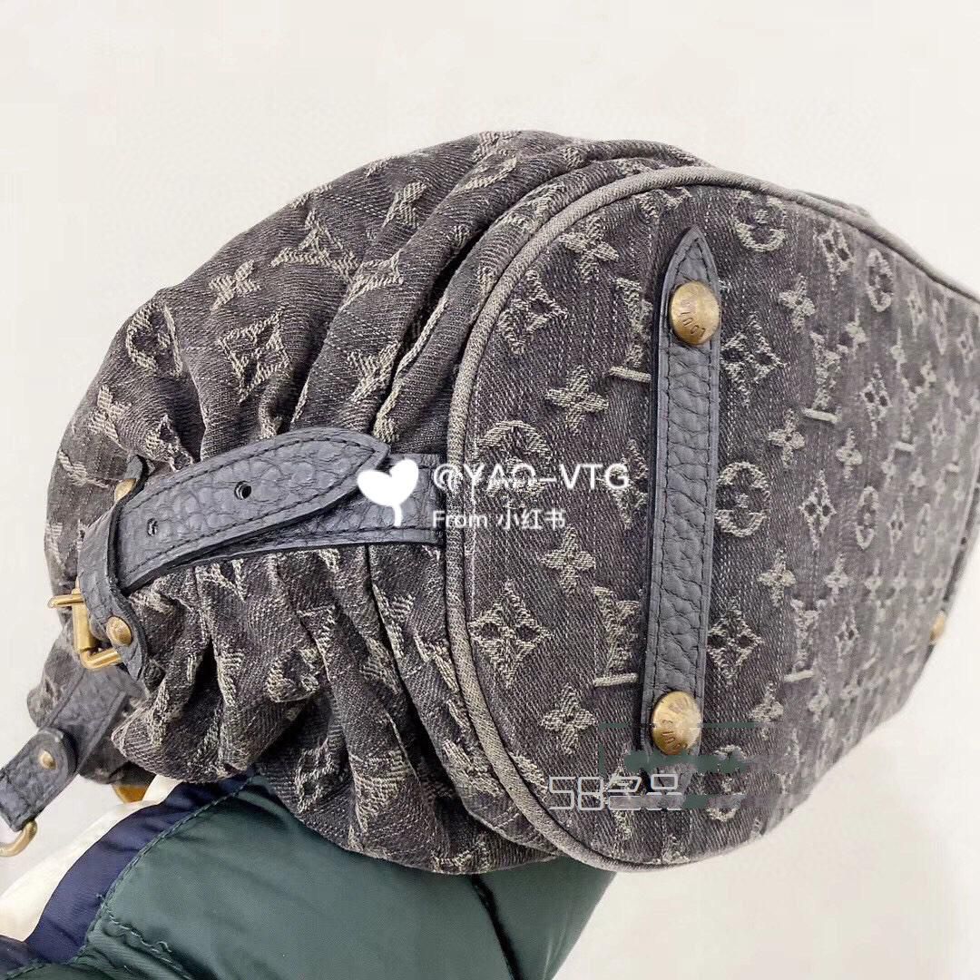 LV中古丹寧老花單肩包,lv emilie 2014_7
