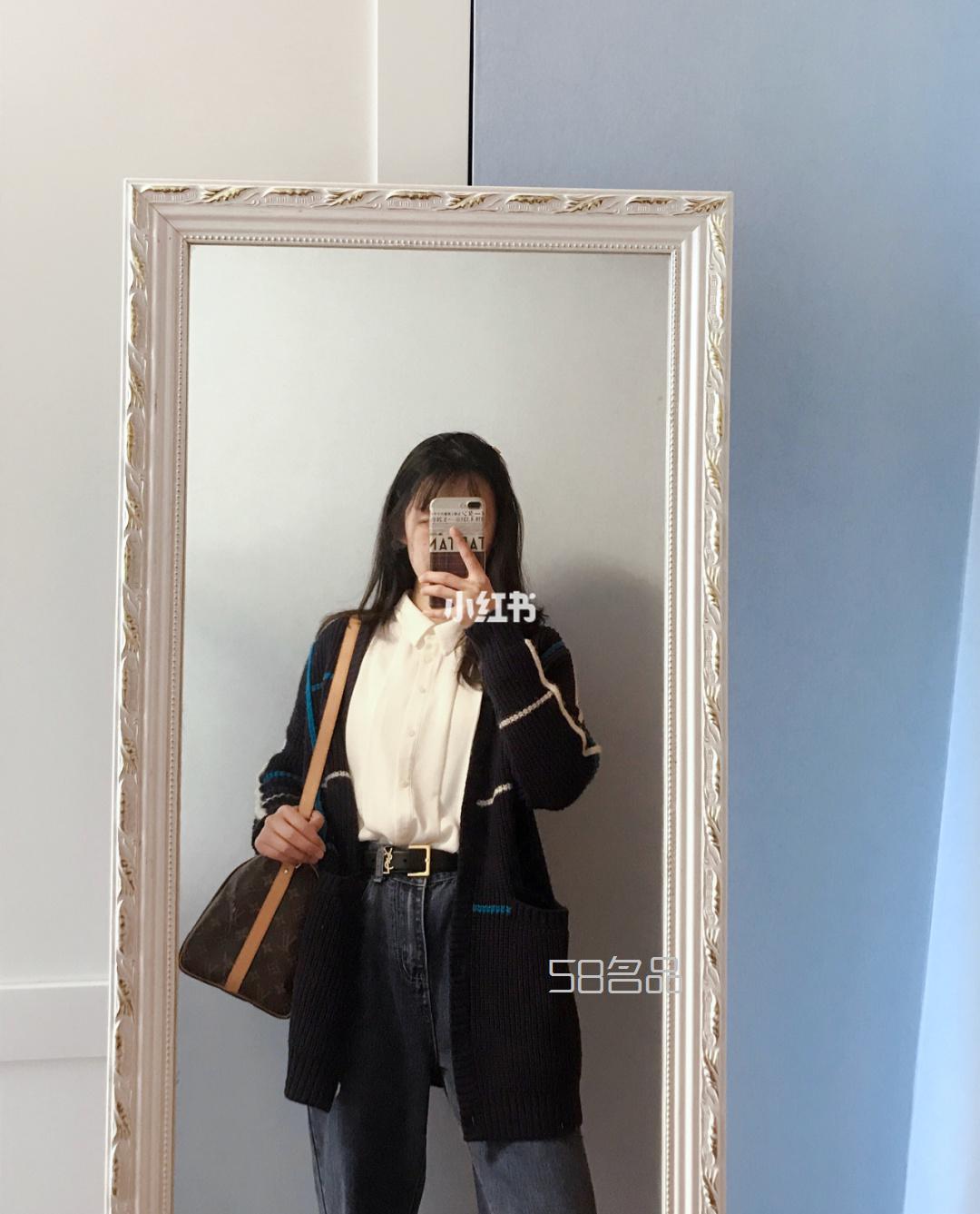 LV speedy30老花包上身圖｜媽媽淘汰下來的包,lv子母包系帶_1