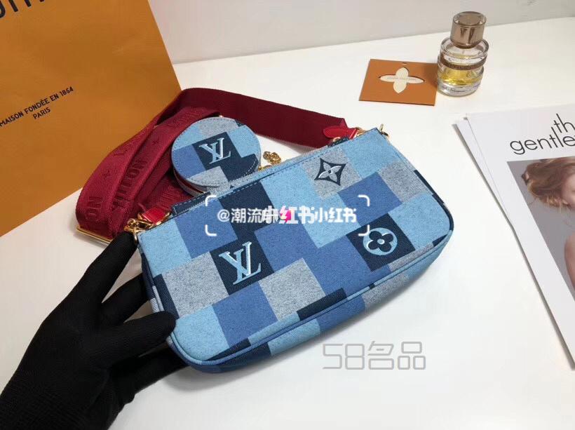 新款2020LV牛仔布 三合一 麻將包,lv neonoe手袋 鑒定_12