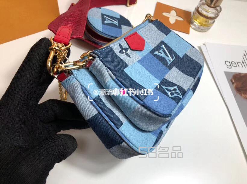 新款2020LV牛仔布 三合一 麻將包,lv neonoe手袋 鑒定_14