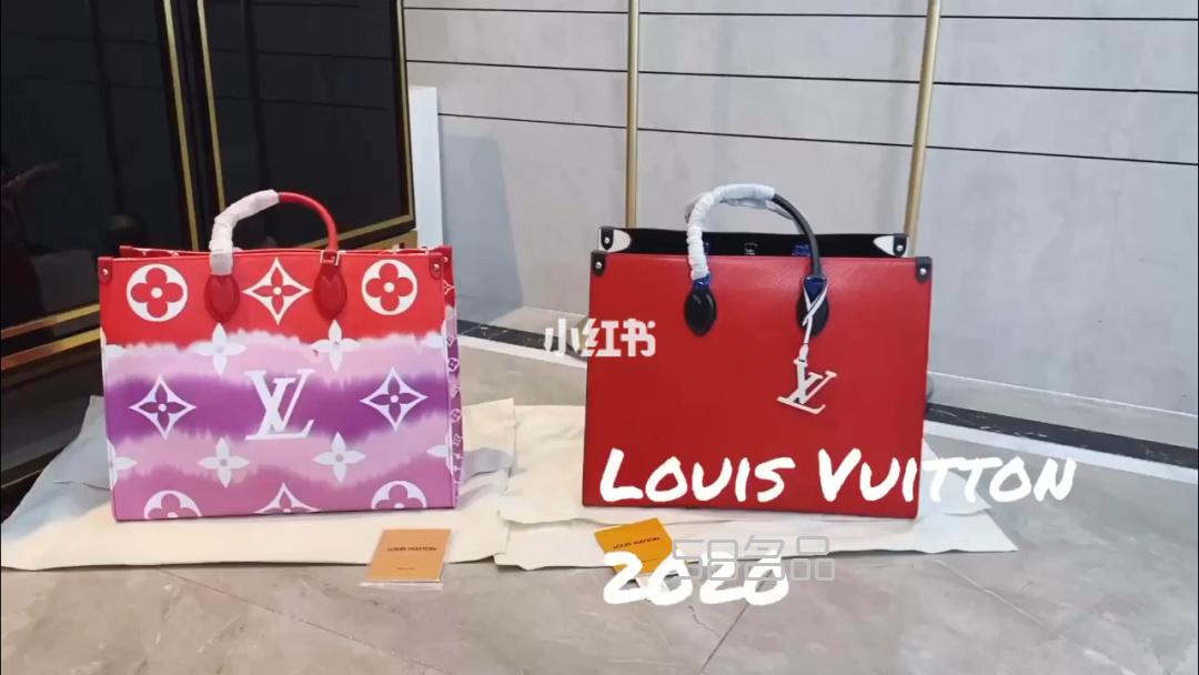 LV 托特tote包海浪水波紋沙灘包,lv兩用 手包 拎包_1