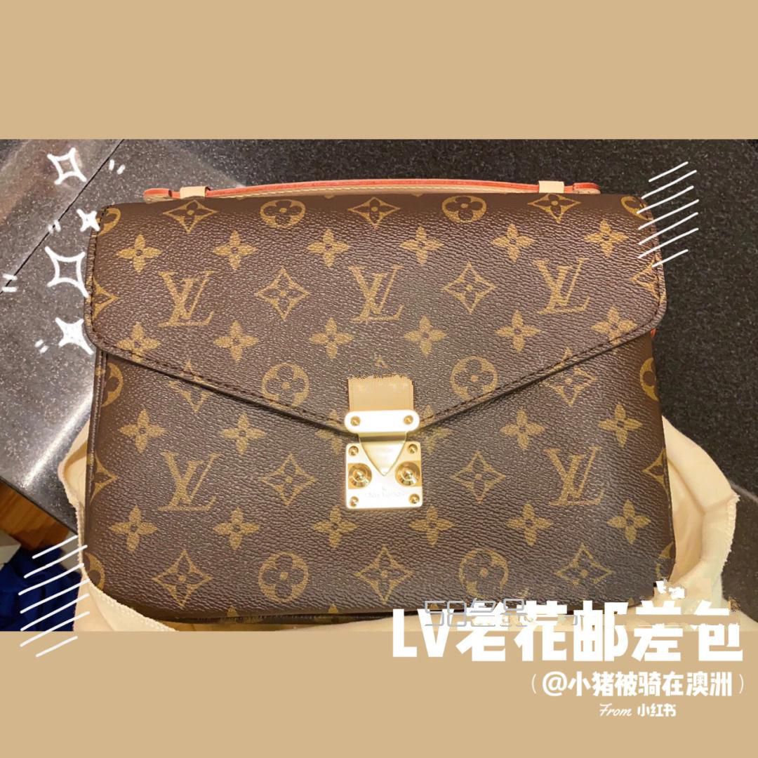 LV老花郵差包 新鮮入手,lv女包正品專柜_1