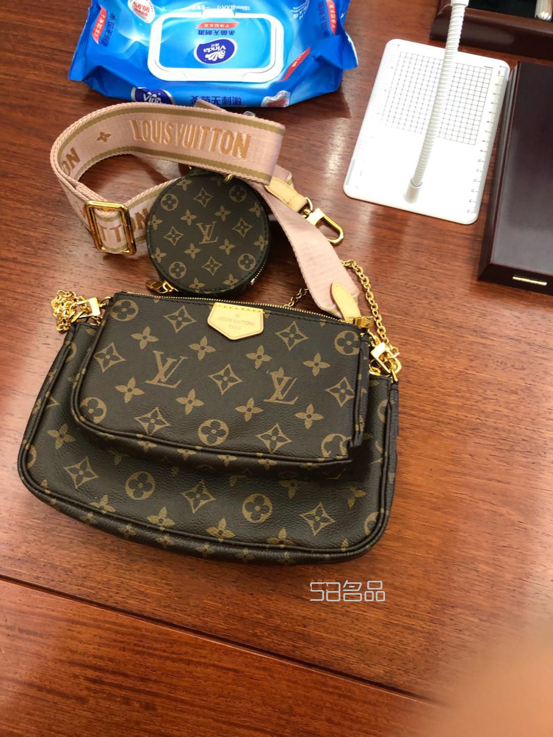 我確定我買到了lv五合一的假包,lv n41174_1