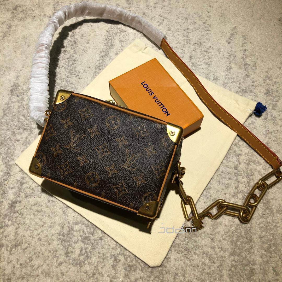 2020 新款 Lv soft trunk 復(fù)古五金鏈條包,lv48870價(jià)格_3