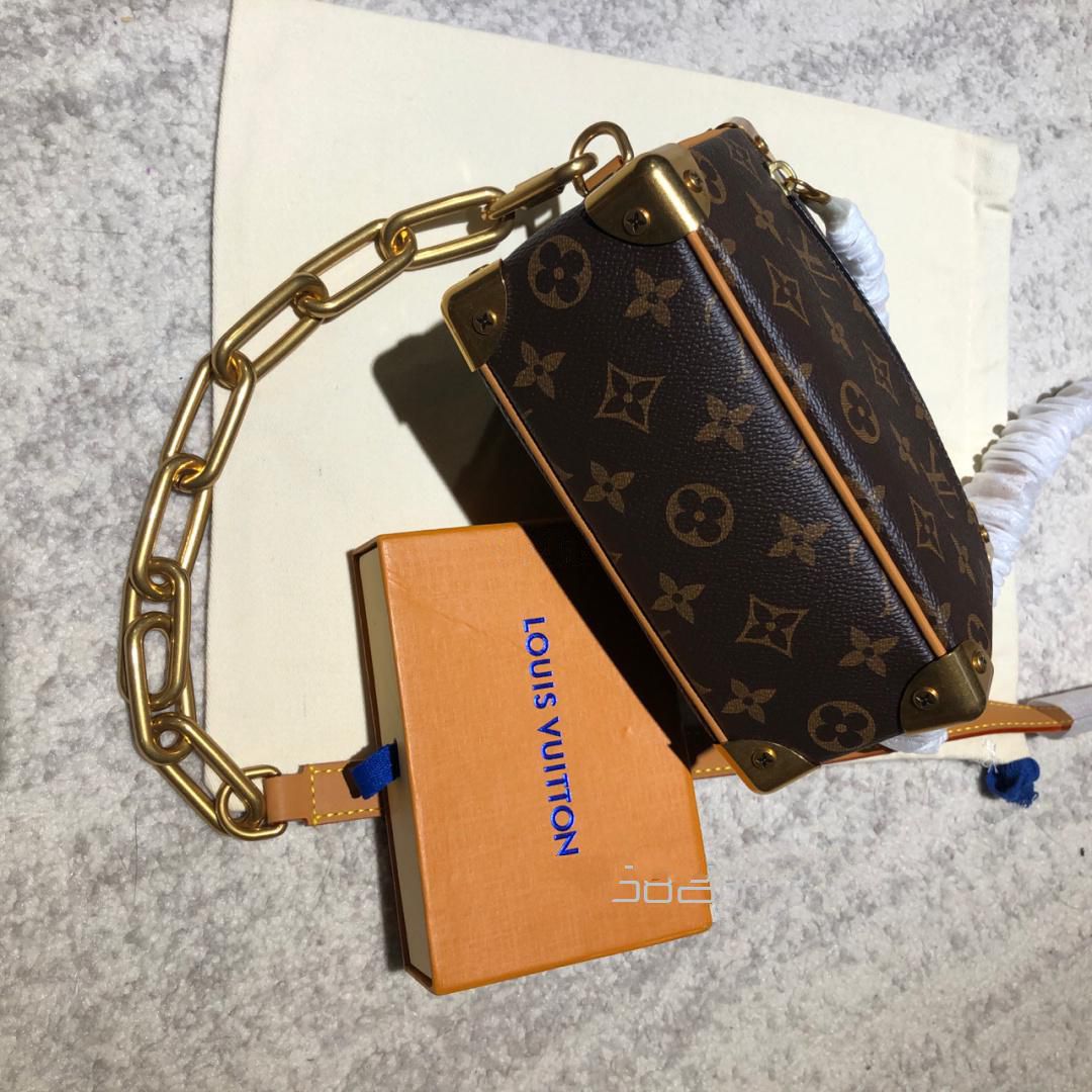 2020 新款 Lv soft trunk 復(fù)古五金鏈條包,lv48870價(jià)格_9