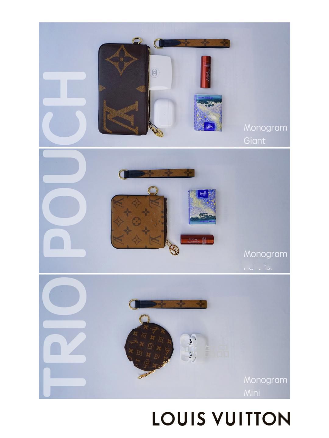 lv｜trio 2020三合一 pouch手包 零錢包｜掛飾,lv高跟鞋專柜價_14