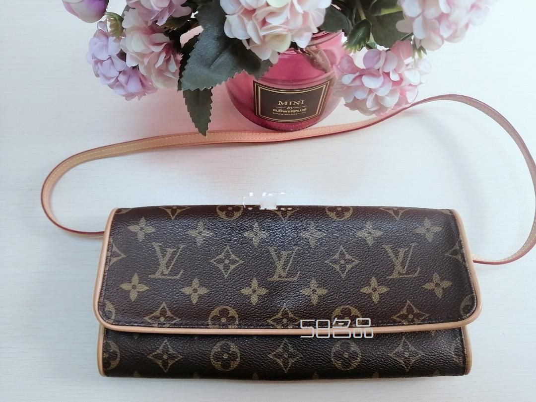 LV老花信封中古包vintage,30碼褲子 lv多少cm皮帶_3