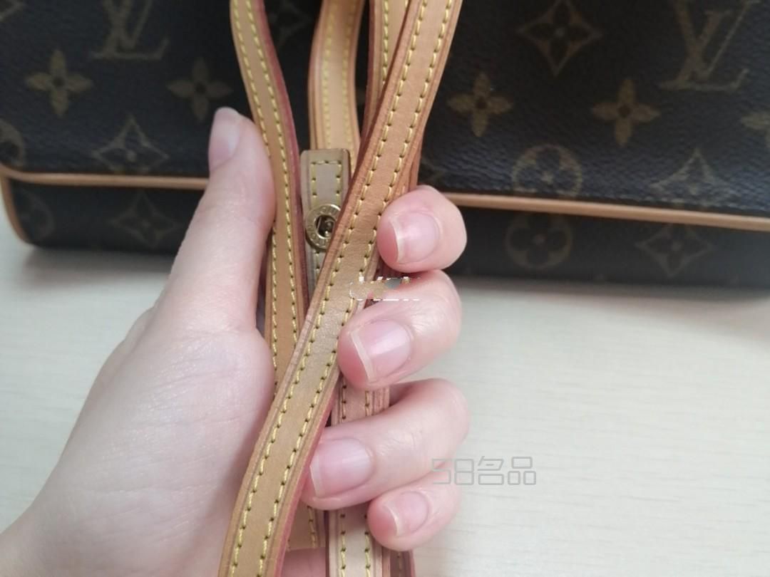 LV老花信封中古包vintage,30碼褲子 lv多少cm皮帶_7