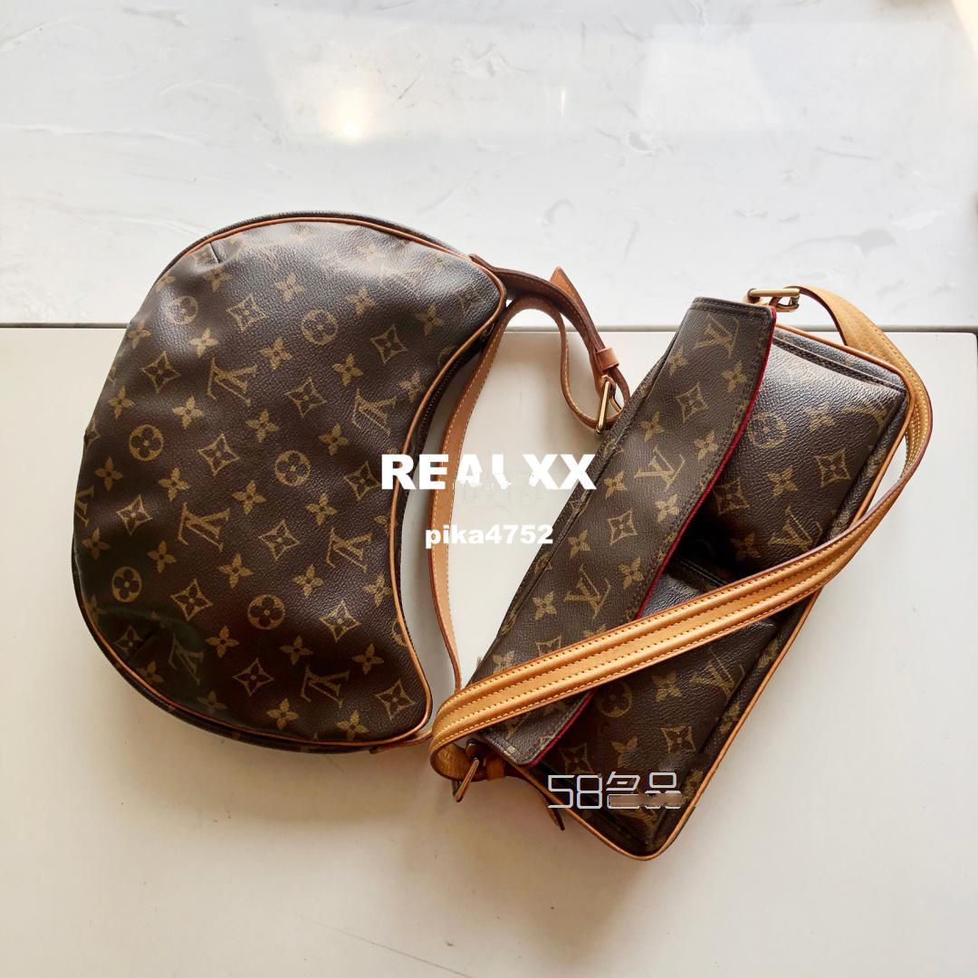 lv中古包分享｜經(jīng)典小號(hào)駱駝包和豌豆包合集,lv老花三用包_1