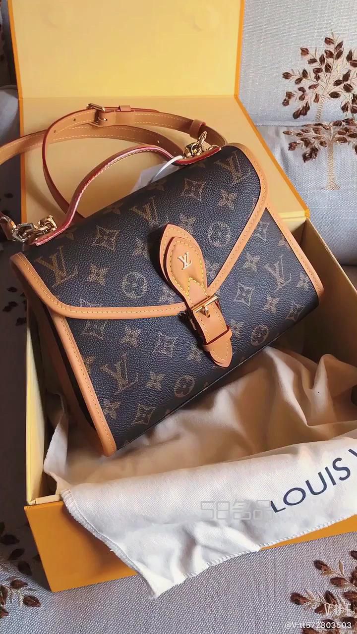 LV 超級難買的 新款復古 IVY郵差包,lv 購物包 序列號在哪_1