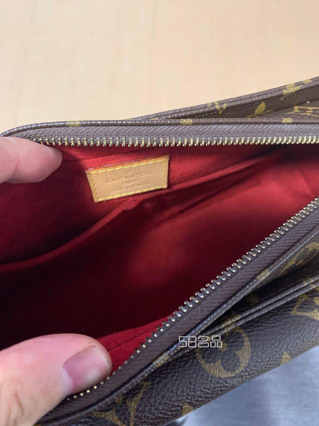 中古lv老花小號(hào)駱駝包,lv包里面的編碼_3