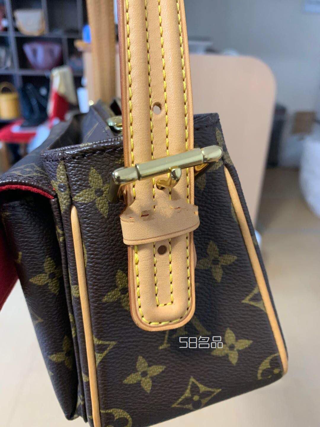 中古lv老花小號(hào)駱駝包,lv包里面的編碼_14