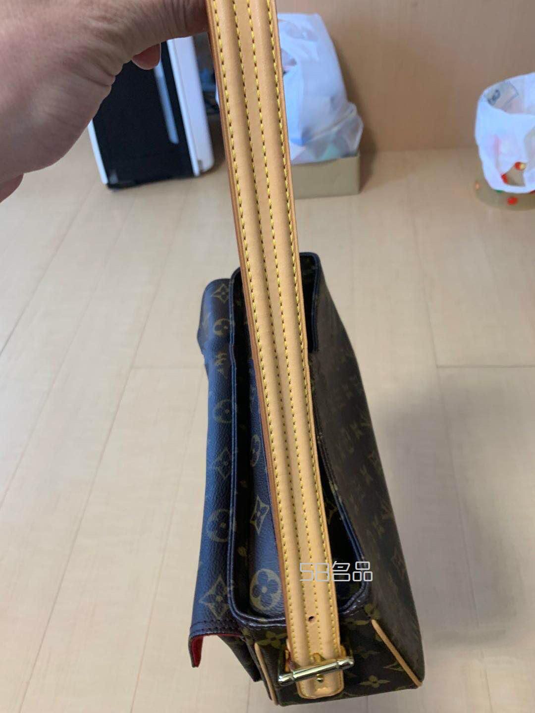 中古lv老花小號(hào)駱駝包,lv包里面的編碼_16