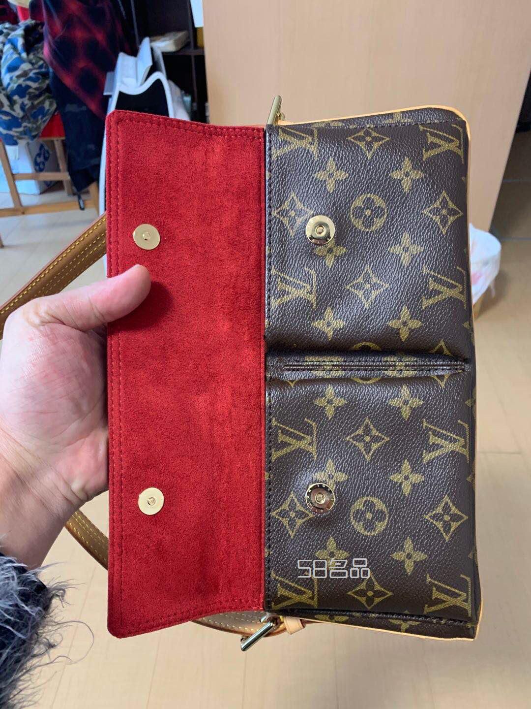 中古lv老花小號(hào)駱駝包,lv包里面的編碼_7