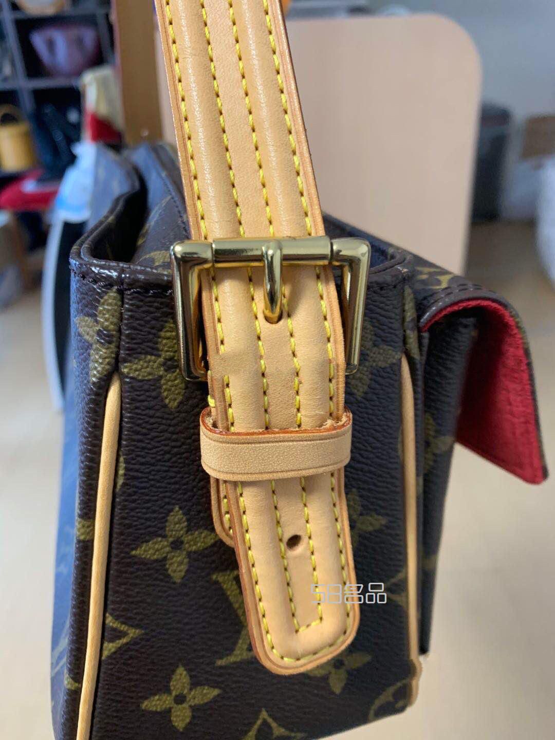 中古lv老花小號(hào)駱駝包,lv包里面的編碼_12