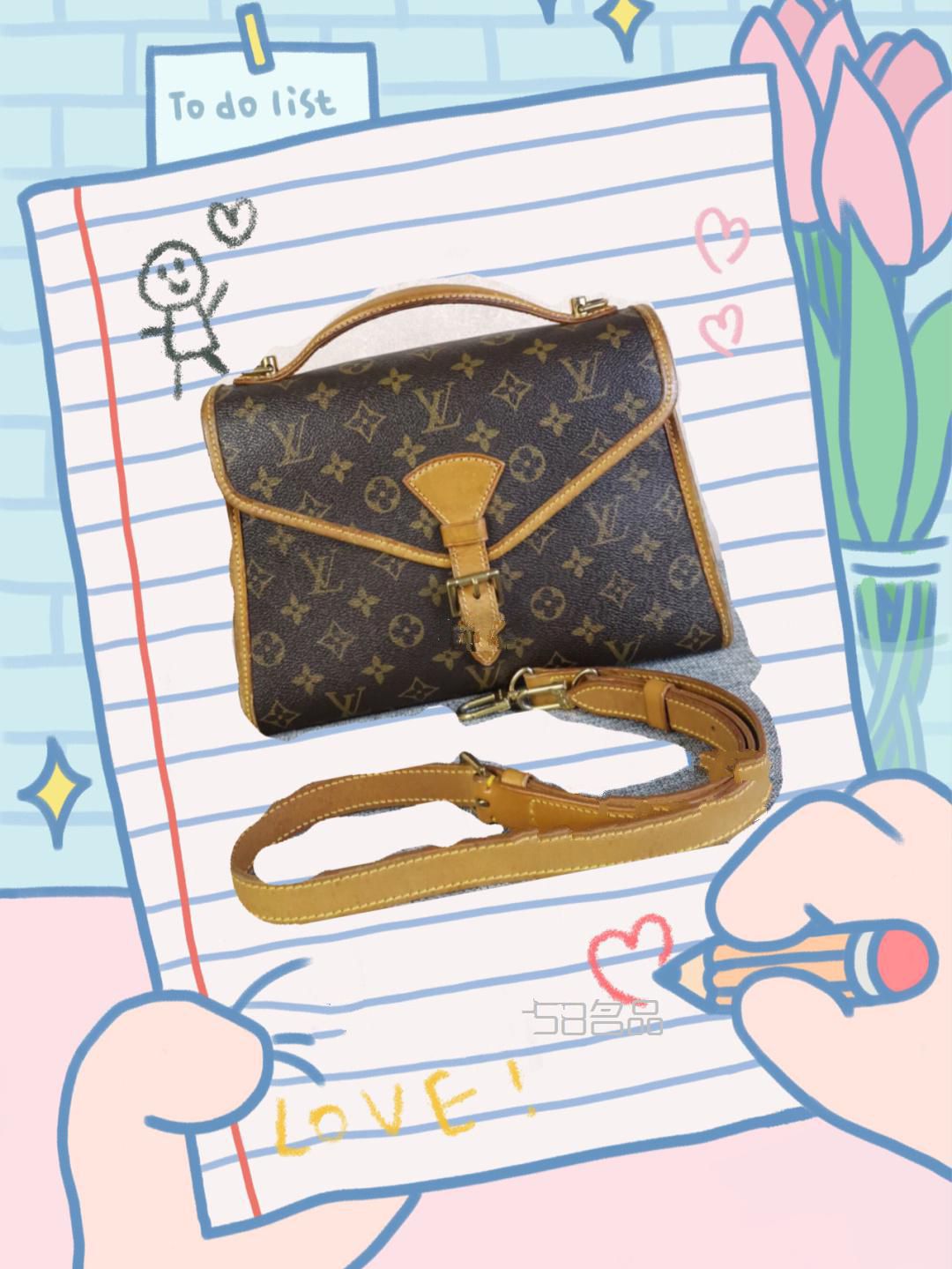 我又上新包啦！1- LV 老花郵差公文包,lv正品是黃皮嗎_1