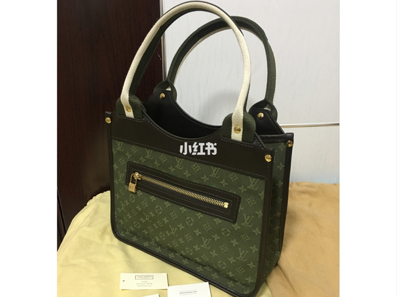 lv路易威登中古綠色丹寧包集合,lv白色棋盤格真假鑒別_9