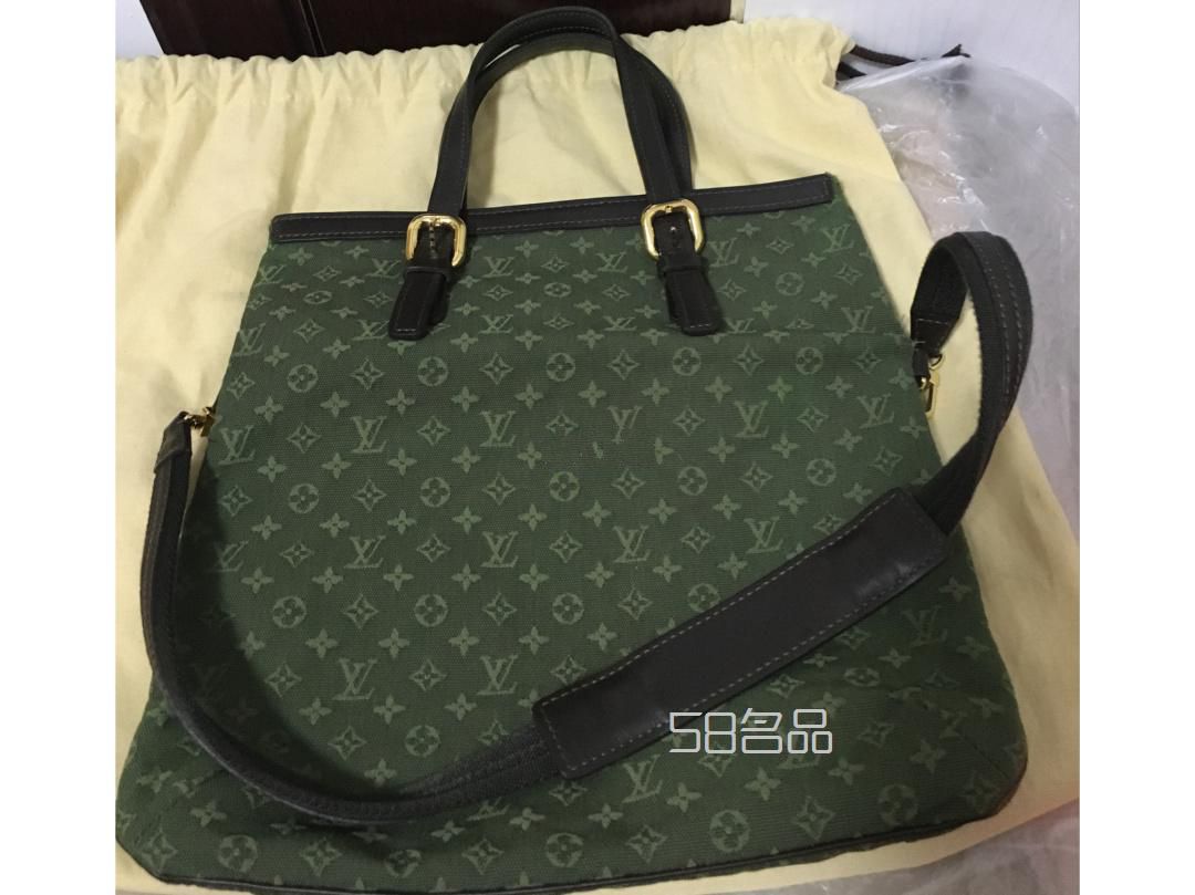 lv路易威登中古綠色丹寧包集合,lv白色棋盤格真假鑒別_14