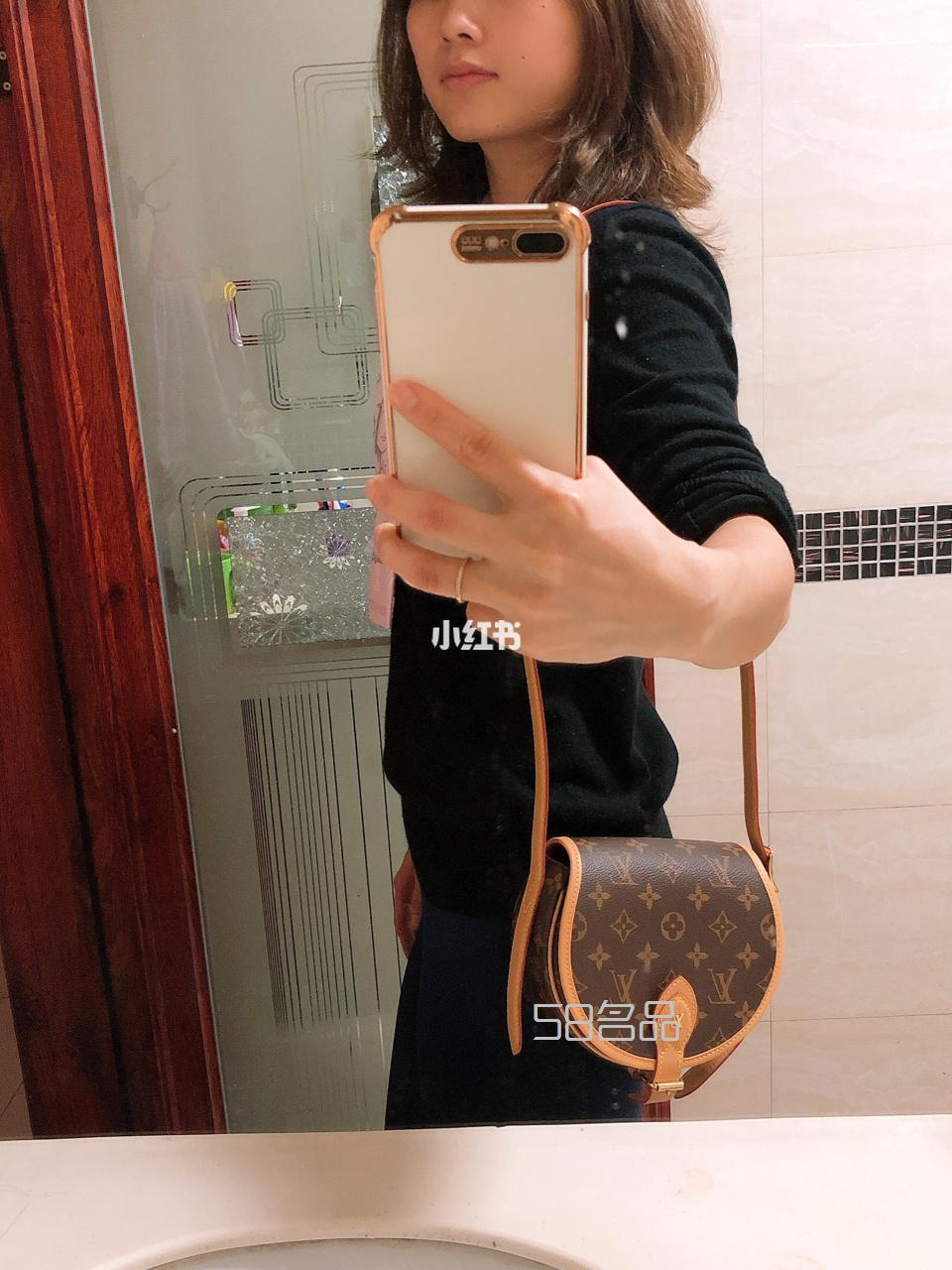 LV馬鞍包 上身參考,中國哪里有delvaux_5