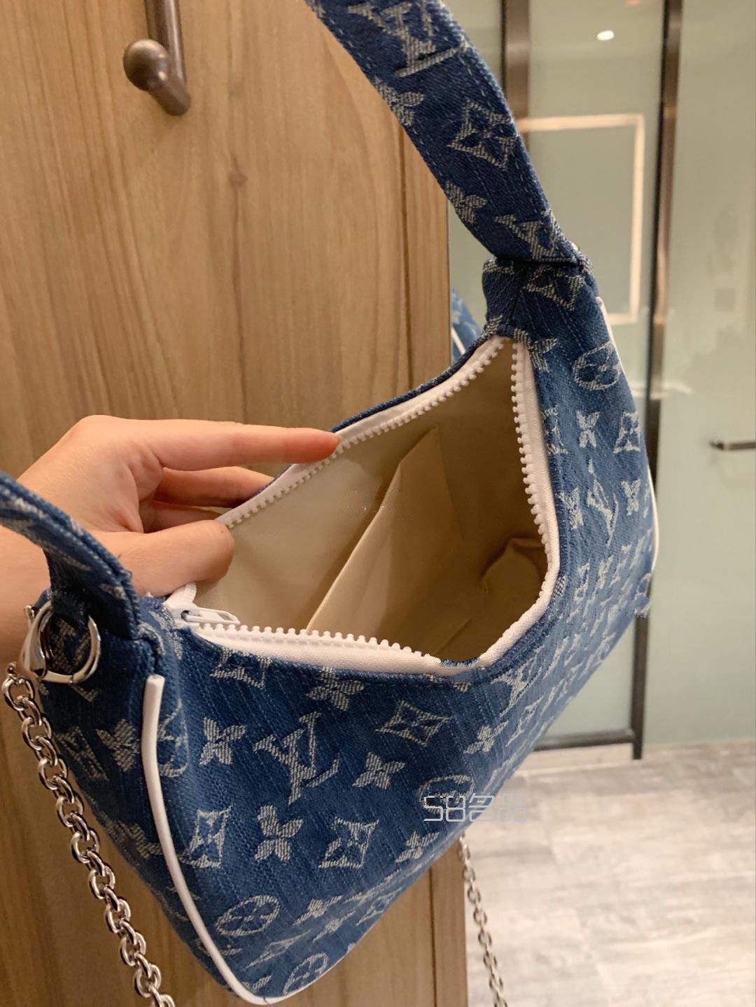 LV時尚牛仔包,怎樣鑒定lv包真假_3