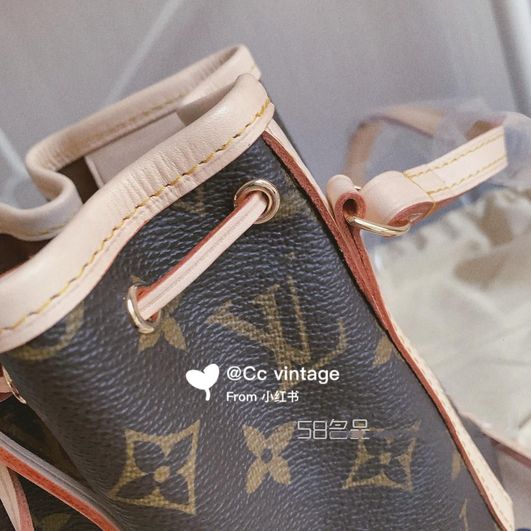 Lv老花小水桶noe nano中古拆包手作,lv圓筒包好看嗎_12