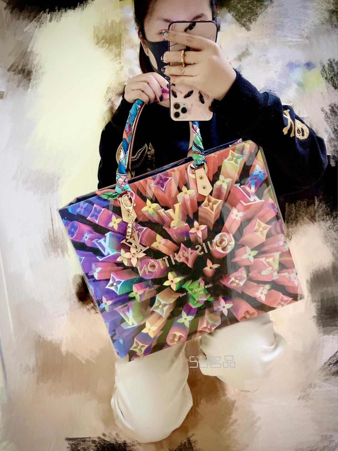 小姐姐教你-LV大號紙袋改托特出街包,lv繩結(jié)包包價格和圖片_16