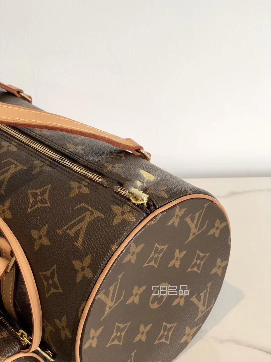 Lv老花圓筒子母包成色嘎嘎新配皮淺蜜色,lv sarah 16新款_5